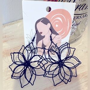 Flower Wire Earrings! Handmade New Boutique Jewelry!